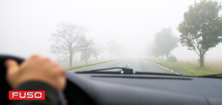conducir carretera neblina